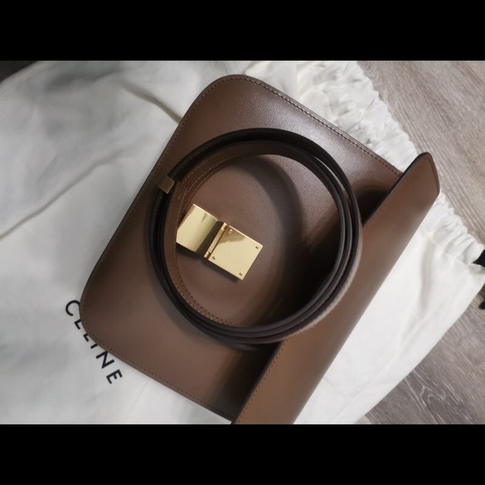 Authentic Celine box  with dust bag . Good condition!